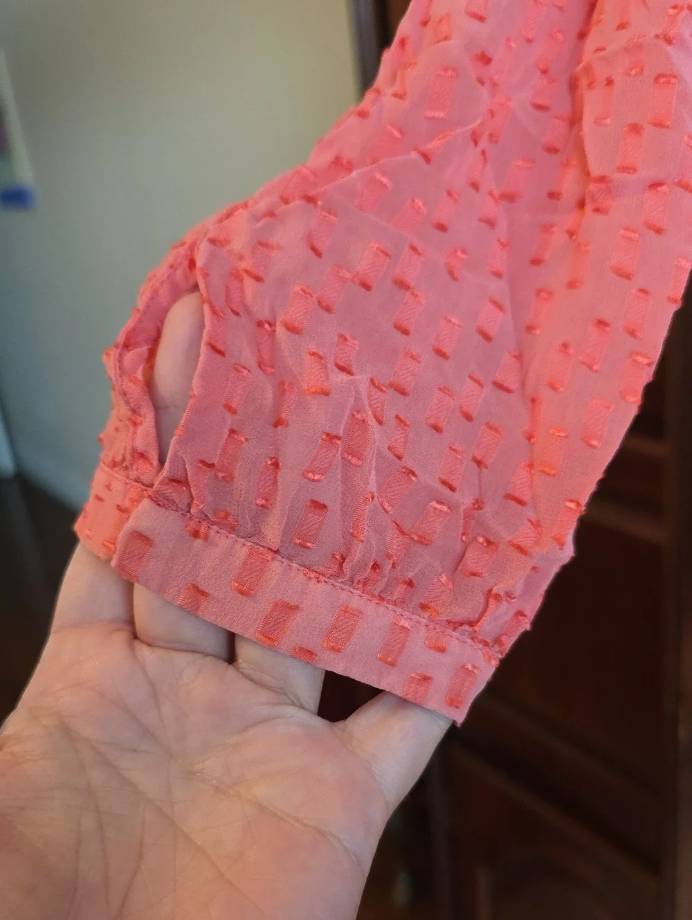 J. Crew Textured V-Neck Blouse 4